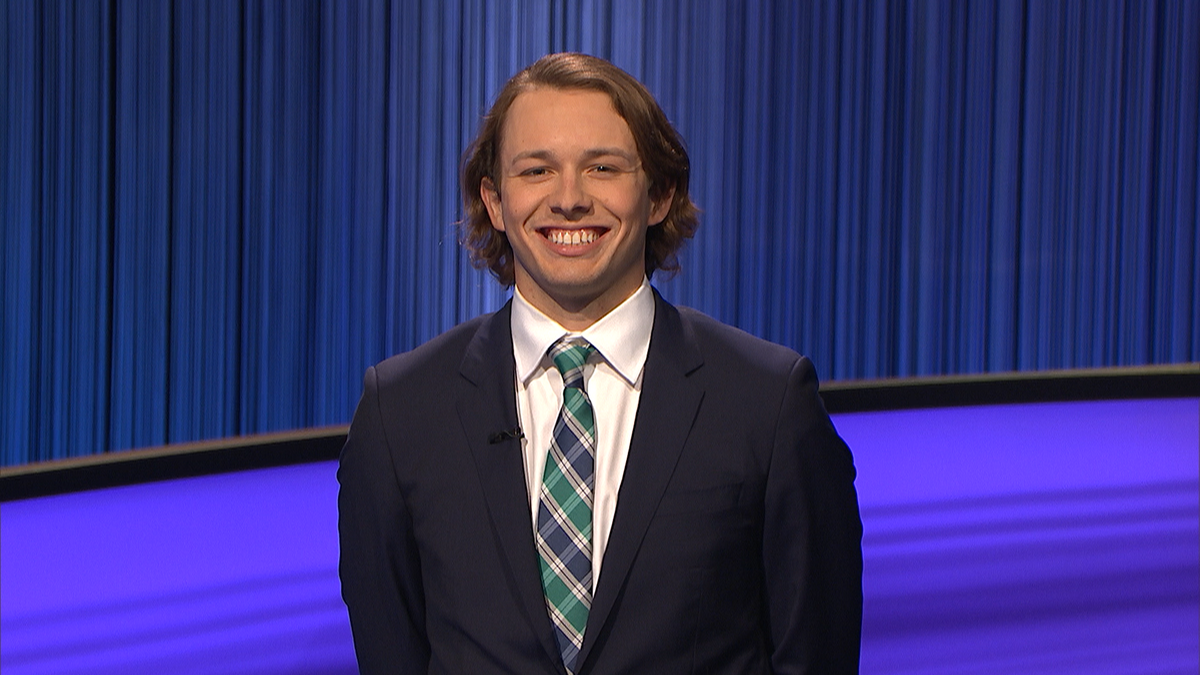 Charlotte resident Jake Marvin appears on the NBC show “Jeopardy!” Tuesday night, July 5, 2022.