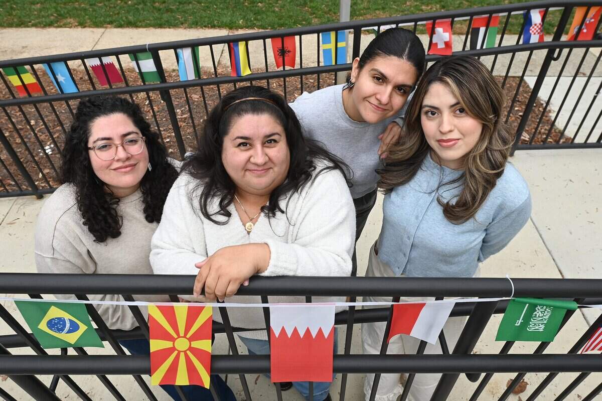 Carolina Migrant Network members (L-R) Co-Executive Director Stefania Arteaga, Director of Strategic Planning Mary Jose Espinosa, Operations Zamara Saldivar and Communications Director Daniela Andrade on Thursday, December 4, 2025.