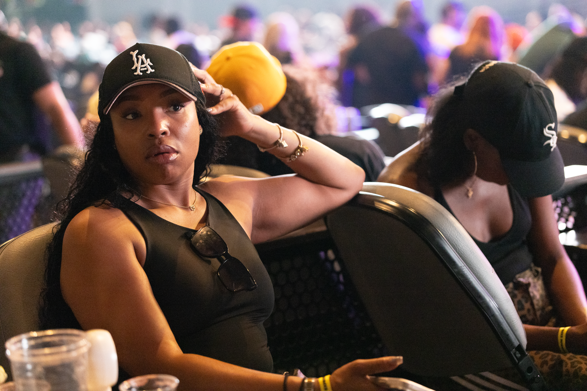 Fans at PNC Music Pavilion in Charlotte wait for Lil Wayne to come out as the clock ticks toward 11 p.m. on Thursday.