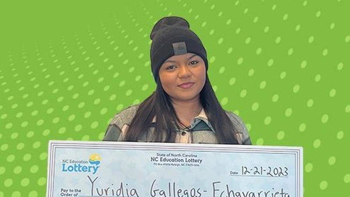 Yuridia Gallegos-Echavarrieta, 18, from North Carolina won $250,000 on a scratch-off lottery ticket she received as a gift from her grandfather.