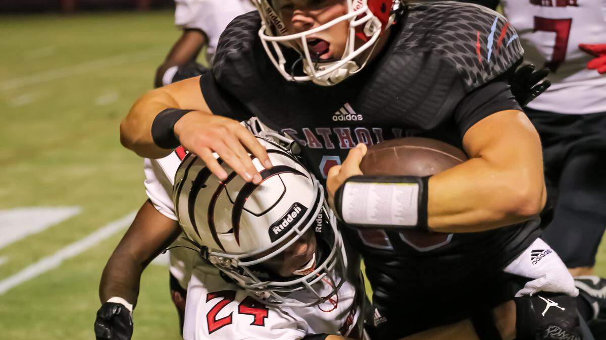 Charlotte Catholics offense could not be stopped by South Meck on the first game of the season at Charlotte Catholic
