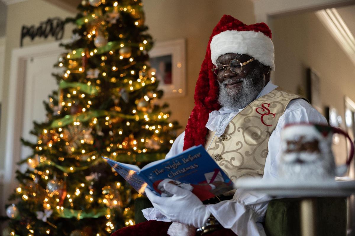 NC native Titus Hopper — aka Hop The Black Santa —&nbsp;has overcome a brutal tragedy to find happiness as an educator, a dad, and a big guy in a red suit.