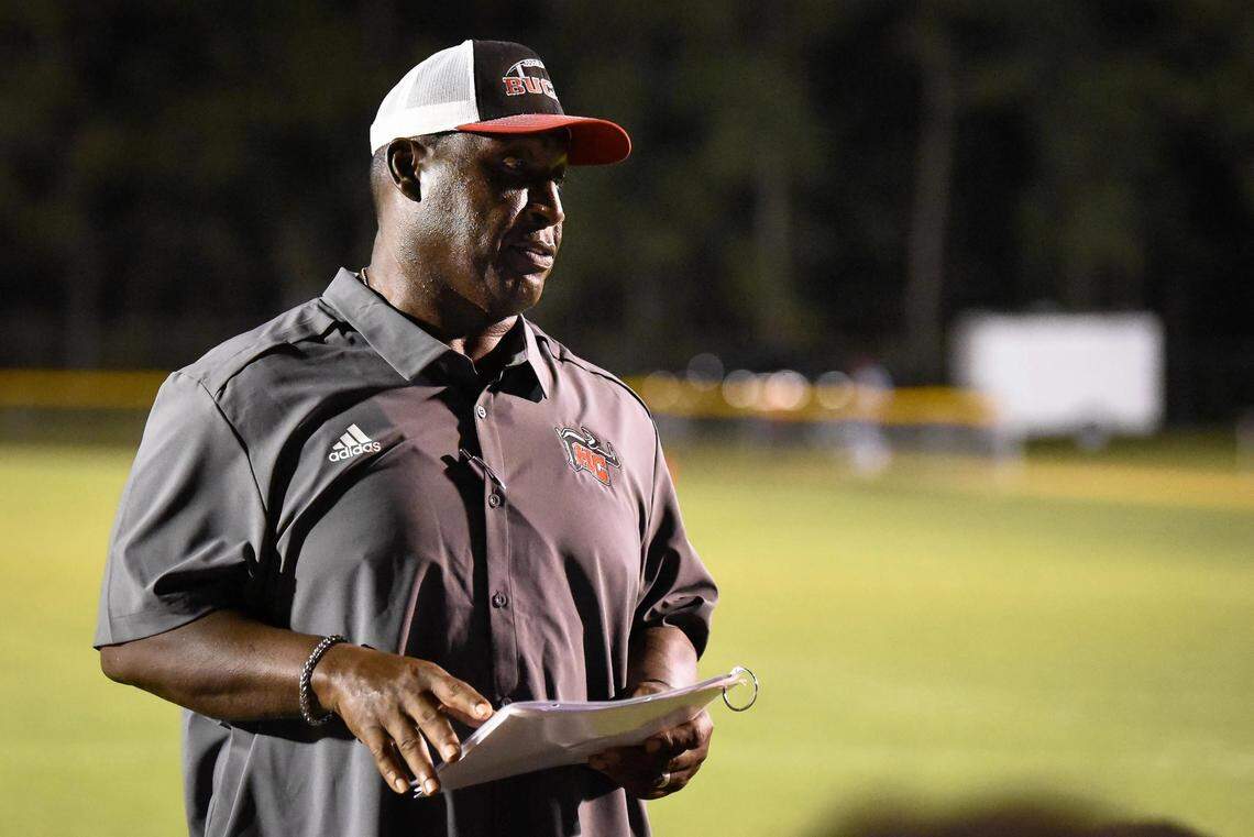 Hoke County football coach George Small.