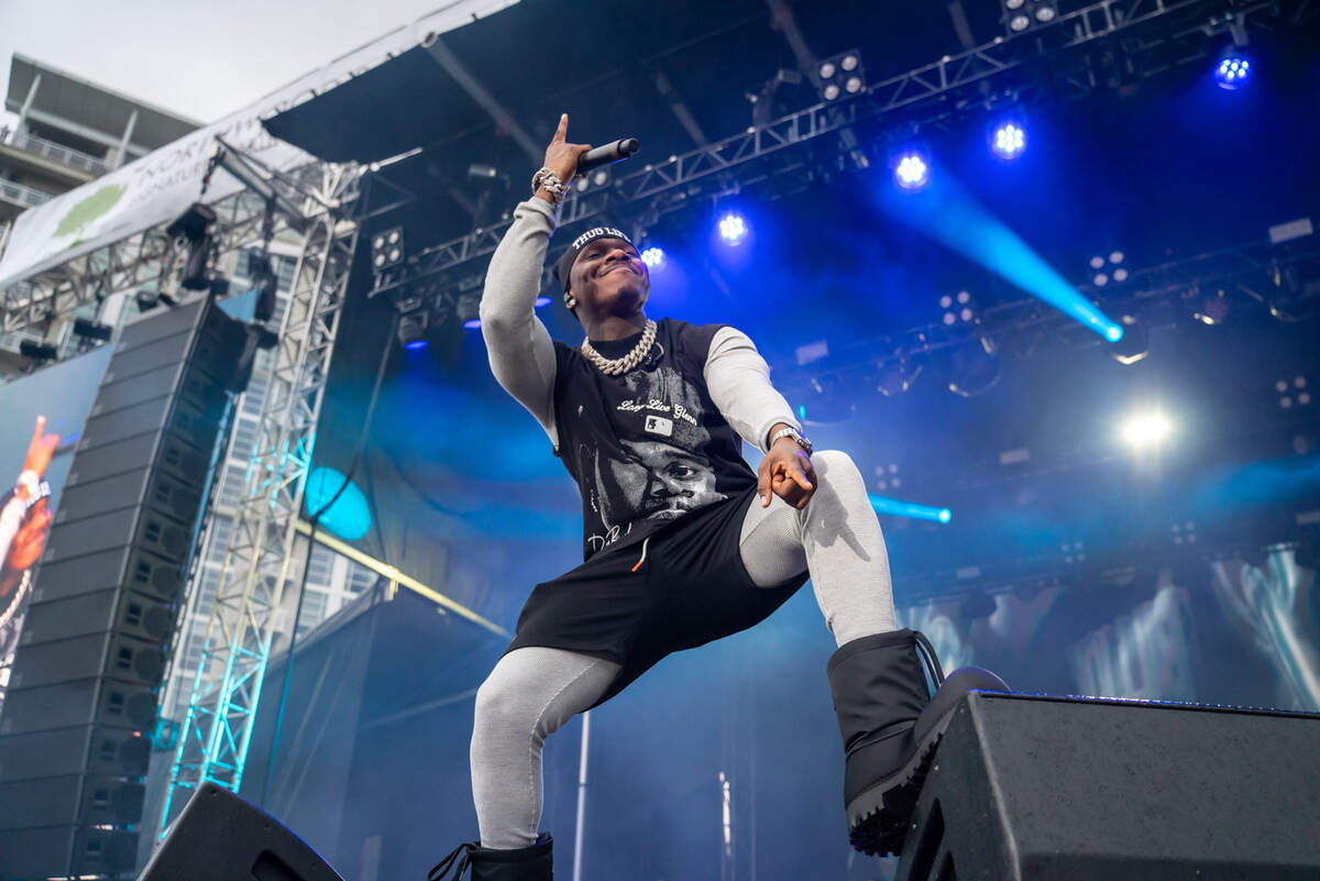 Da Baby at Lovin’ Life Music Fest in Charlotte, NC on May 4, 2024.
