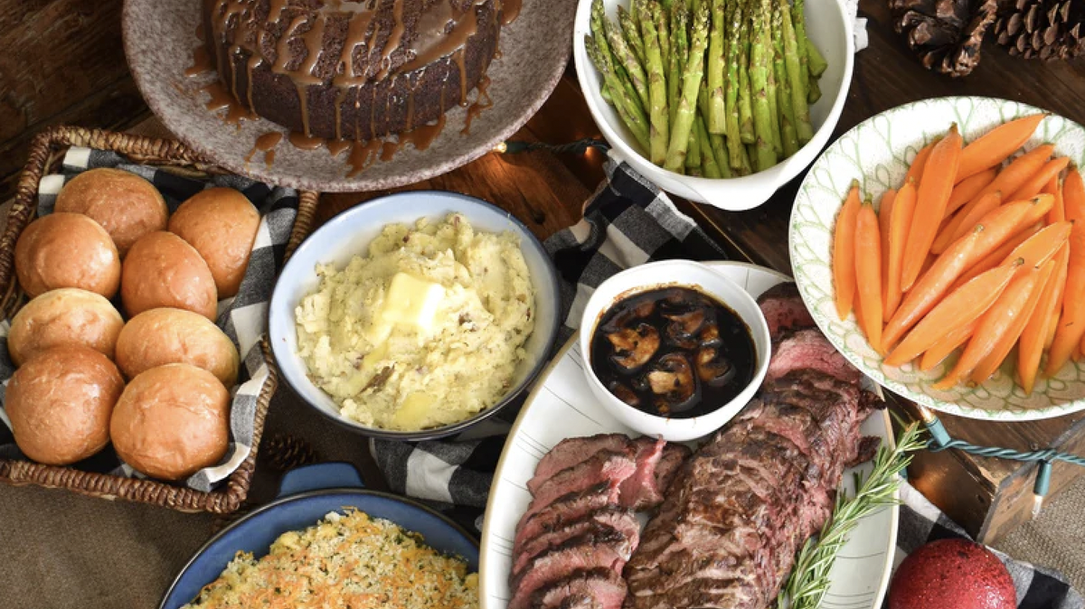 You can order a complete Christmas meal for six or 10 people from Table & Twine.