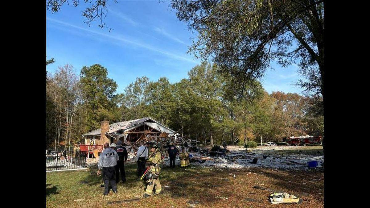 A Weddington couple was hospitalized after their house exploded Nov. 17; Wesley Decker, 82, later died, according to investigators.