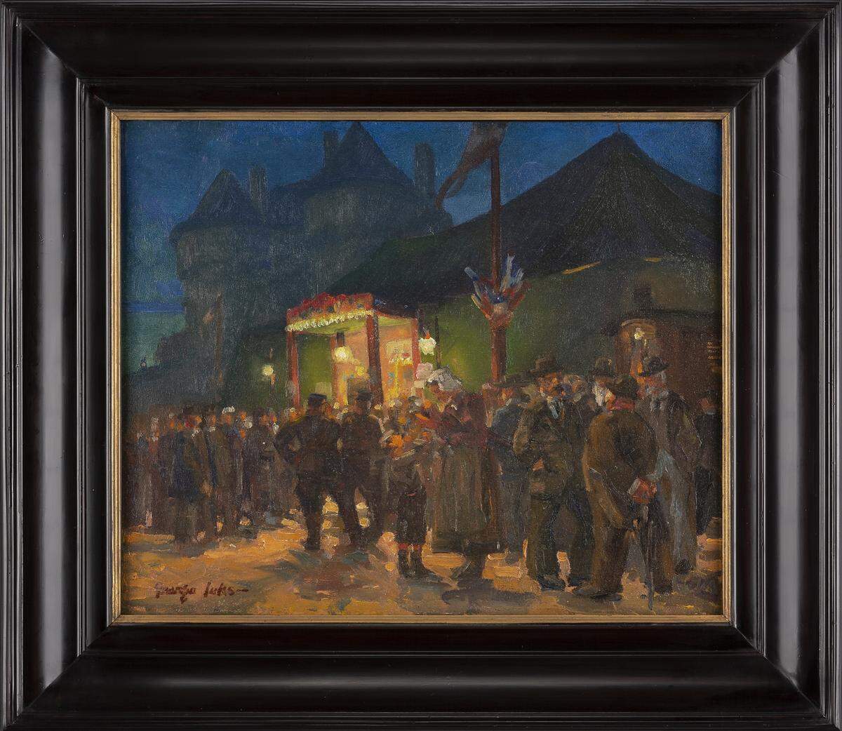 AFTER: The Luks work now resides in the kind of Dutch-style, ebonized frame the painter himself preferred.