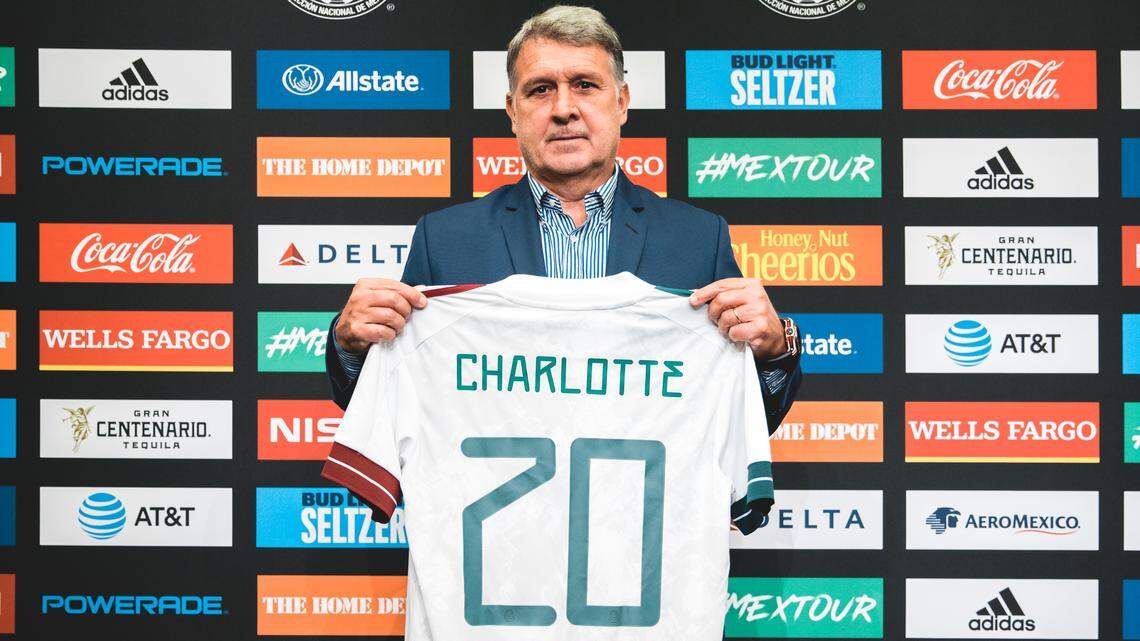 Gerardo “Tata” Martino visited Bank of America stadium before the Mexican National Team tours the United States.