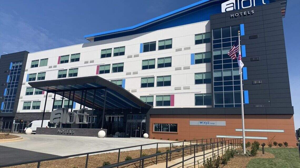 Marriott brand hotel opens in development on the old Charlotte Hornets arena site