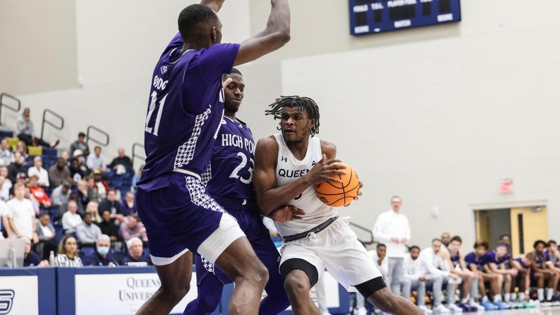 Charlotte native AJ McKee is clutch in Queens men’s basketball’s thrilling comeback