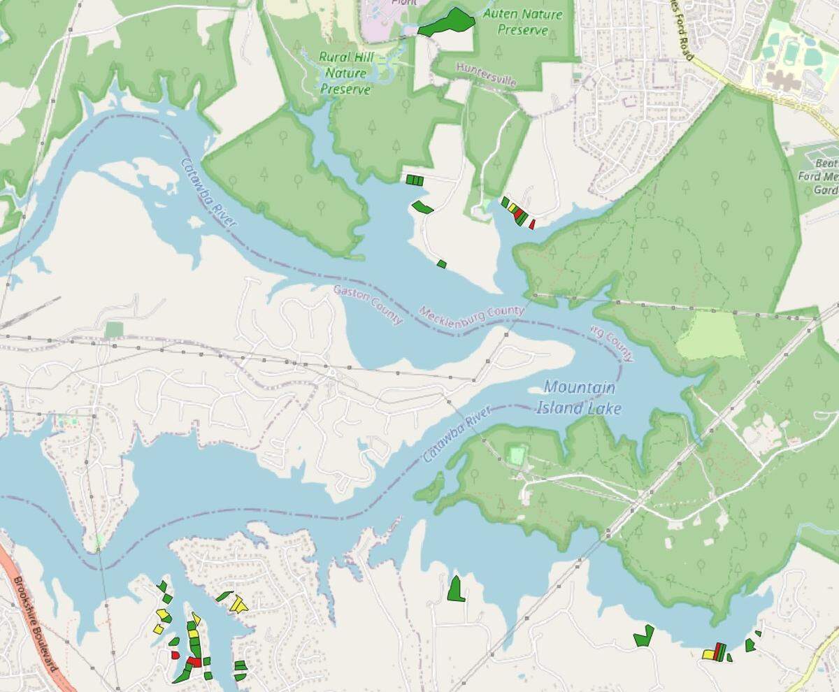 Mecklenburg County Code Enforcement officials inspected several properties along Mountain Island Lake in the days after Helene struck North Carolina.