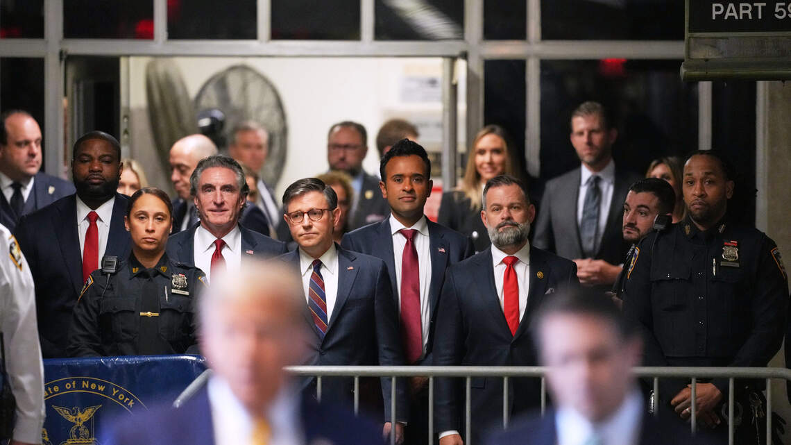 Republicans who showed up at Trump’s NYC trial were way out of their lane | Opinion