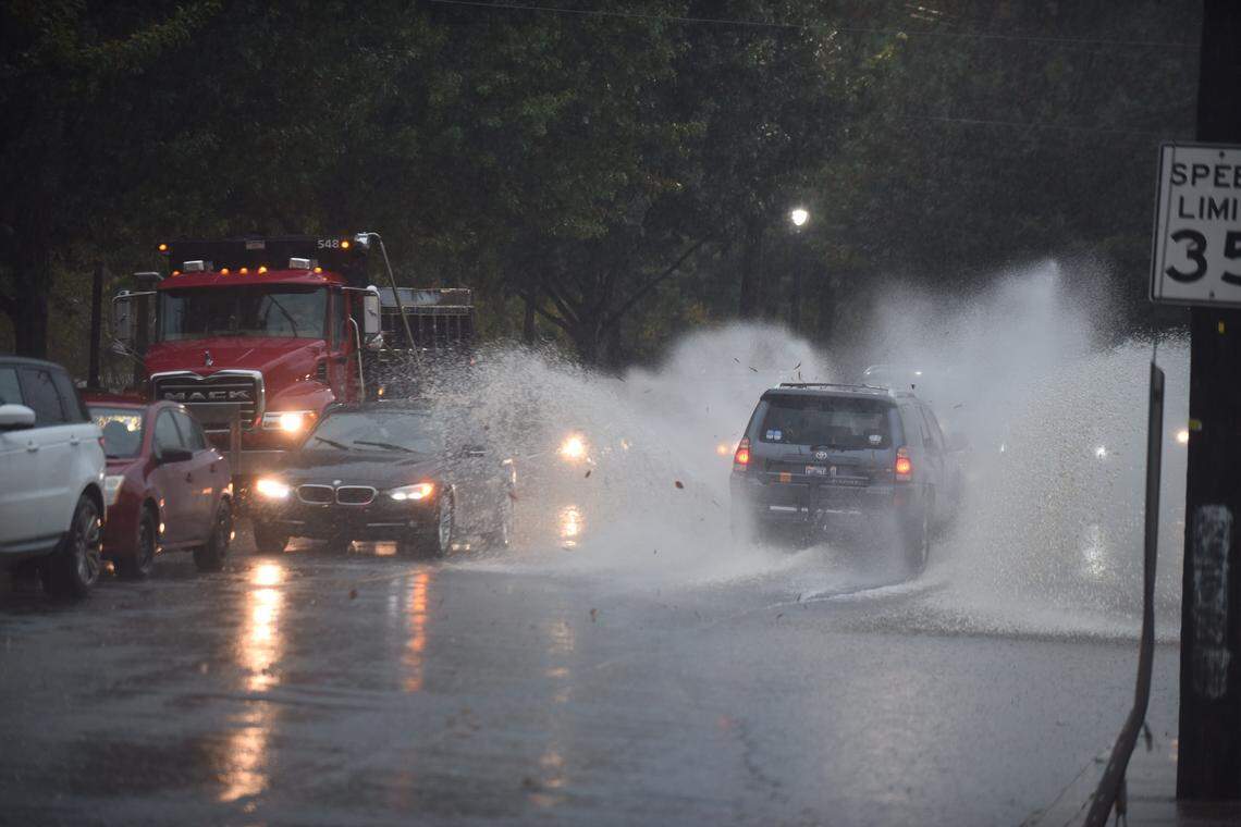Between 1 and 3 inches of rain have fallen in the Charlotte area. NWS meteorologists call the flooding life threatening.