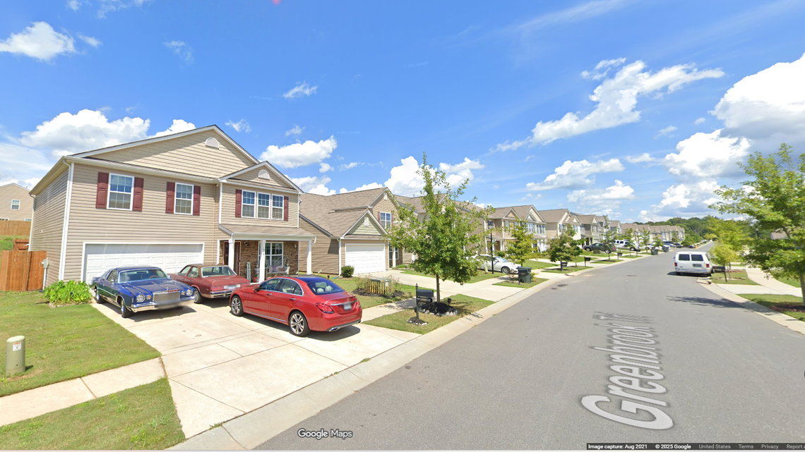 The body was found at a home in the 1800 block of Greenbrook Trail in Dallas, NC, about a 30-mile drive northwest from uptown Charlotte, police say.