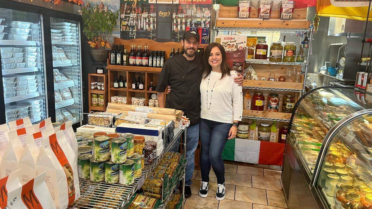 Enzo’s kitchen manager Billy Kontogiorgos and owner Rania Tigani are cousins.