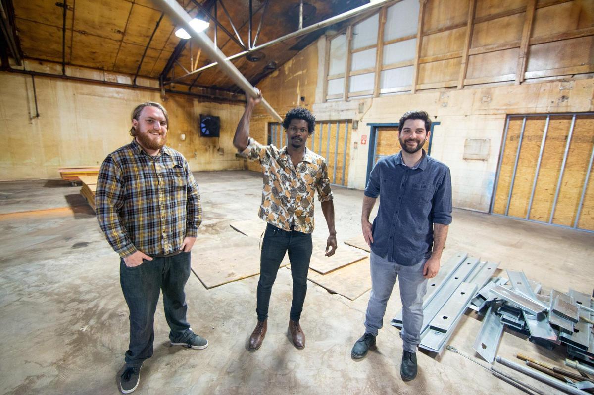 Oso Skate Park co-owners Chris Hostetler, Phillip Gripper and Brett Coppedge in 2017.