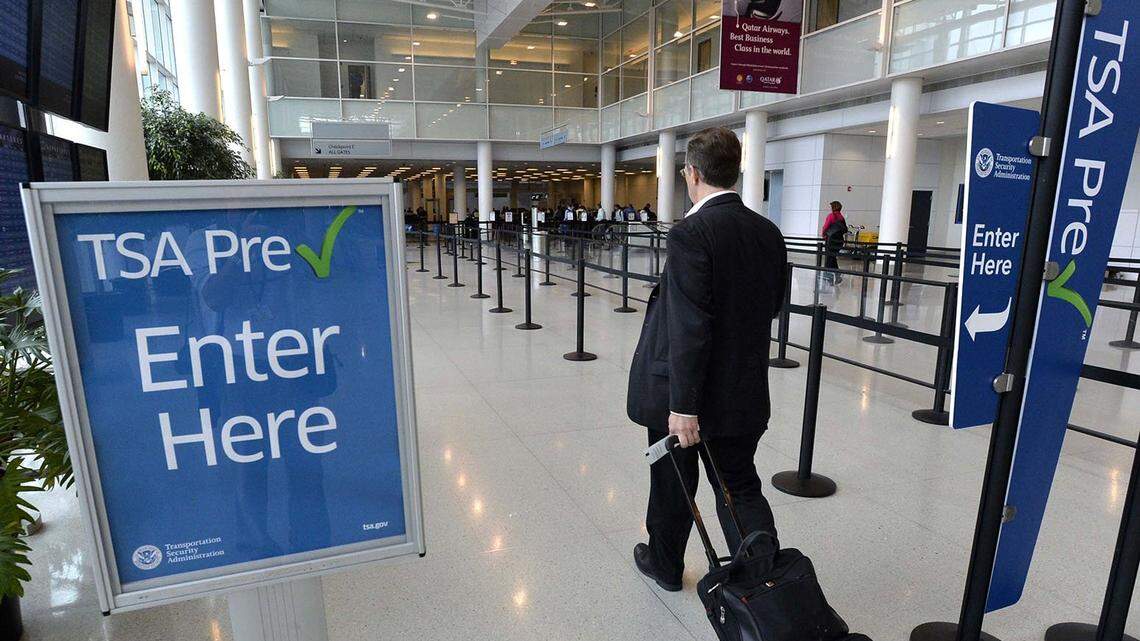 An American Airlines employee was sent to prison Friday due to a series of angry confrontations he had with police and TSA officers when he tried to use the pre-check line through a security checkpoint at Charlotte Douglas International without proper credentials.