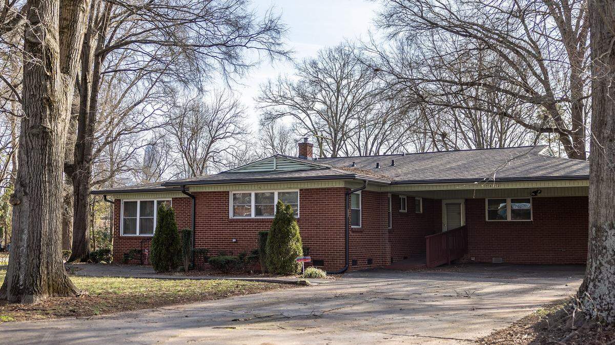 Mayor Vi Lyles McCrorey Heights house set for demolition in Charlotte, N.C., on Tuesday, February 14, 2023.