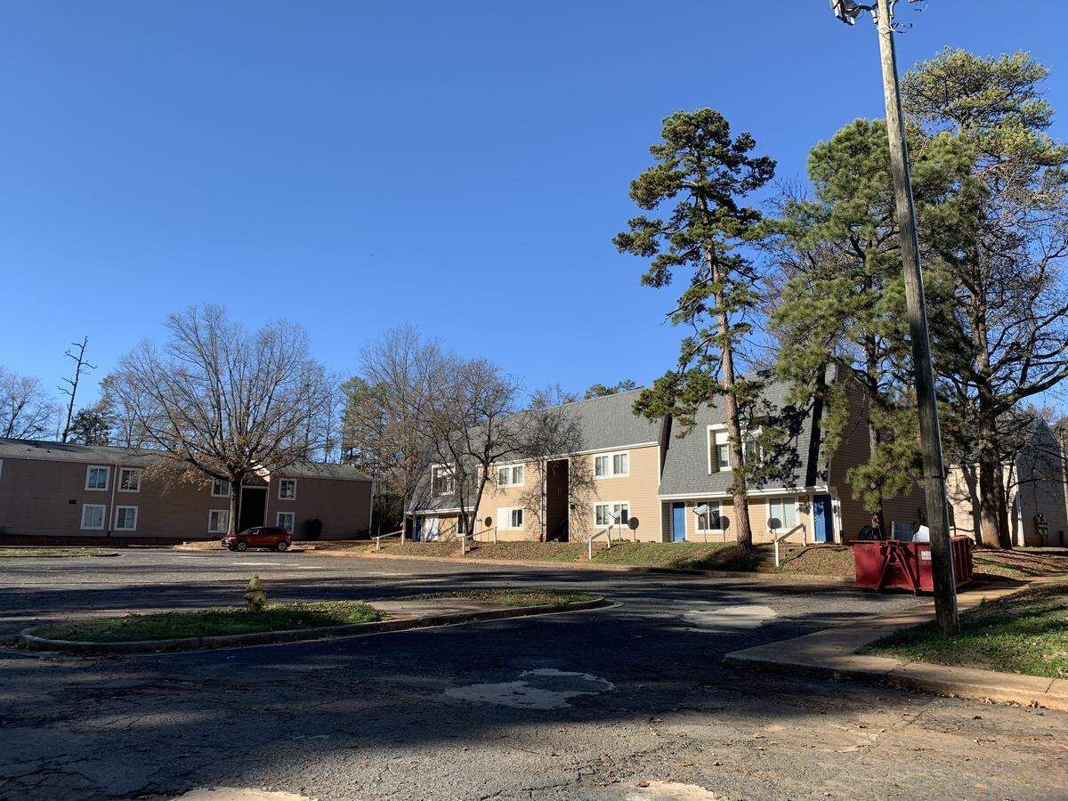 Mostly empty units at Lake Arbor Apartments on Dec. 18, 2019. Tenants were forced to leave after months of housing code violations.