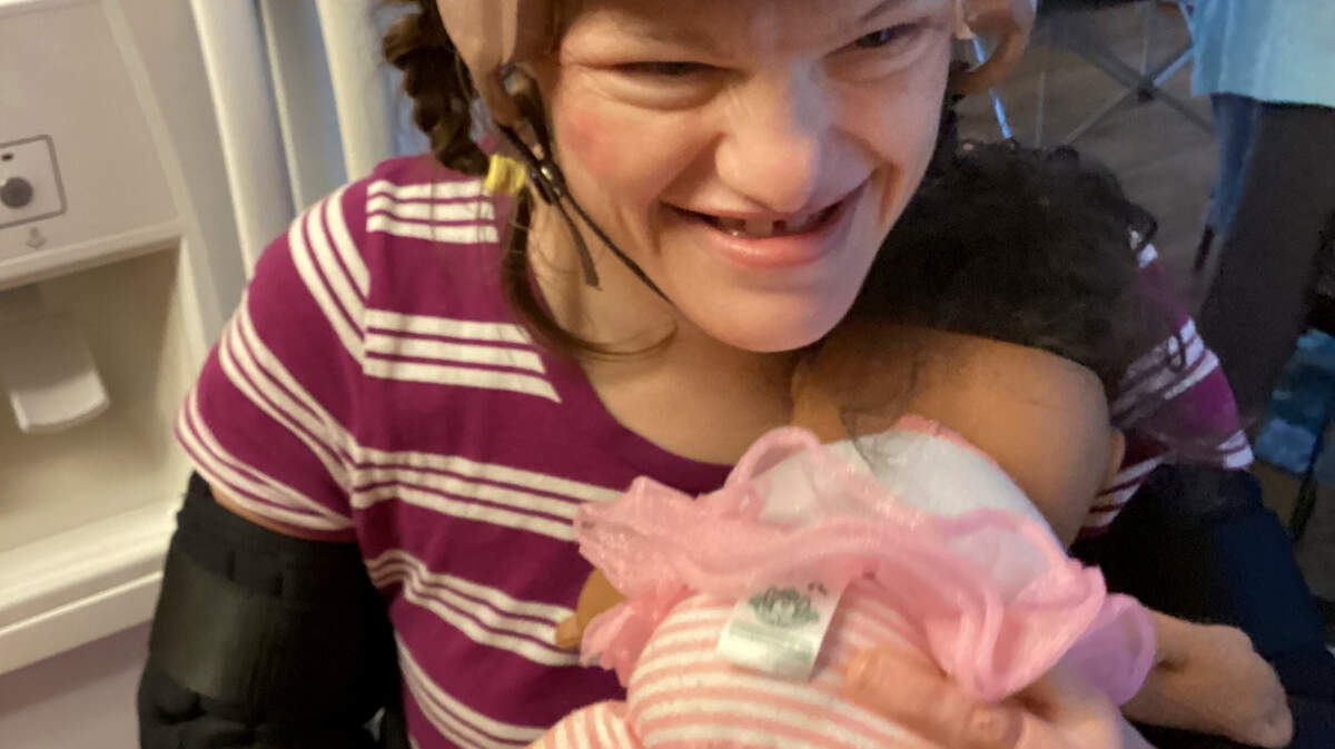 Samantha Rhoney is the lead plaintiff in an ongoing lawsuit filed in 2017 by Disability Rights NC. A judge ruled that the state is breaking the law by failing to provide needed services that would enable people with intellectual and developmental disabilities to live outside institutions, but the case is under appeal.