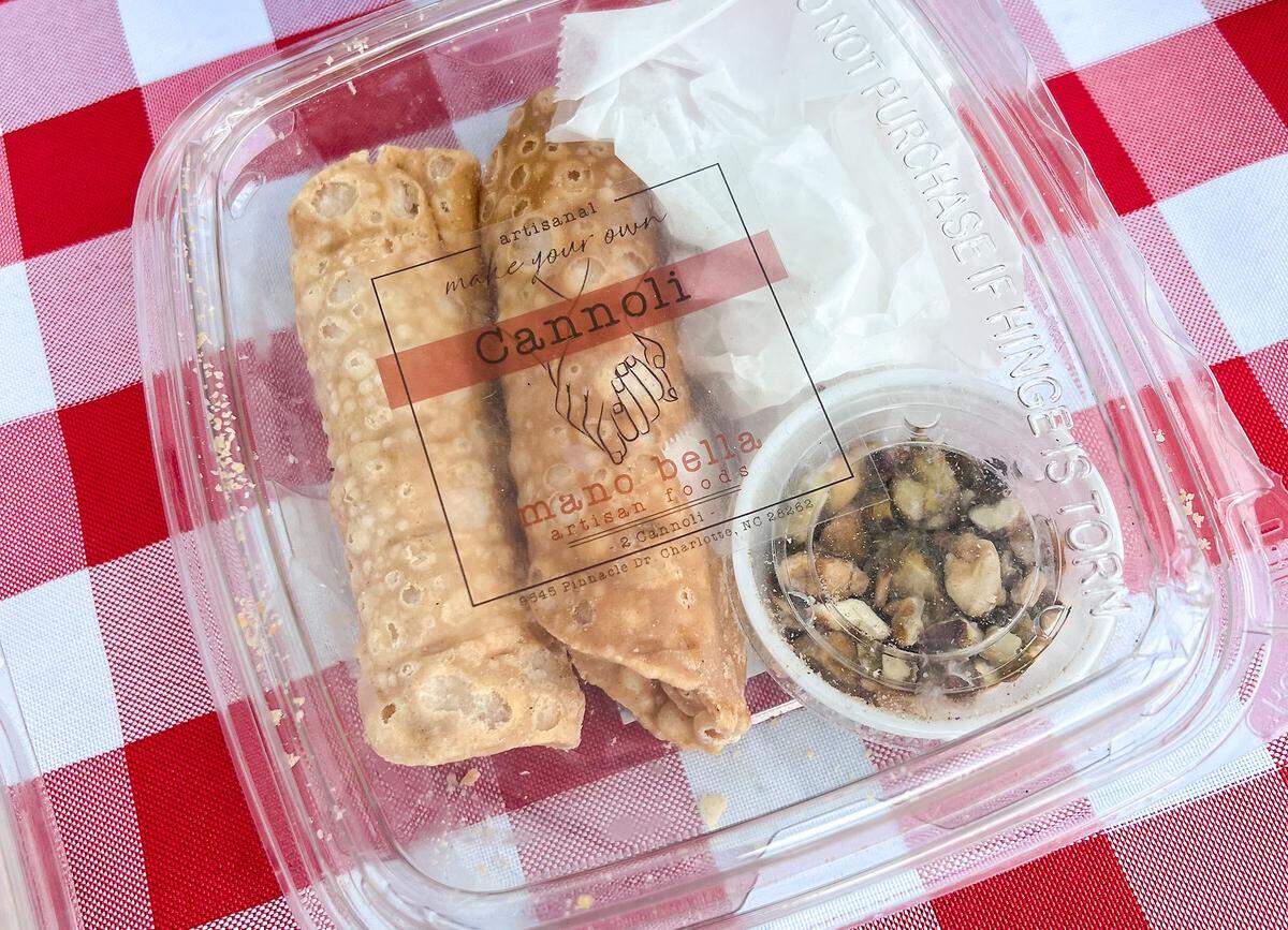 A cannoli kit from Mano Bella Artisan Foods.