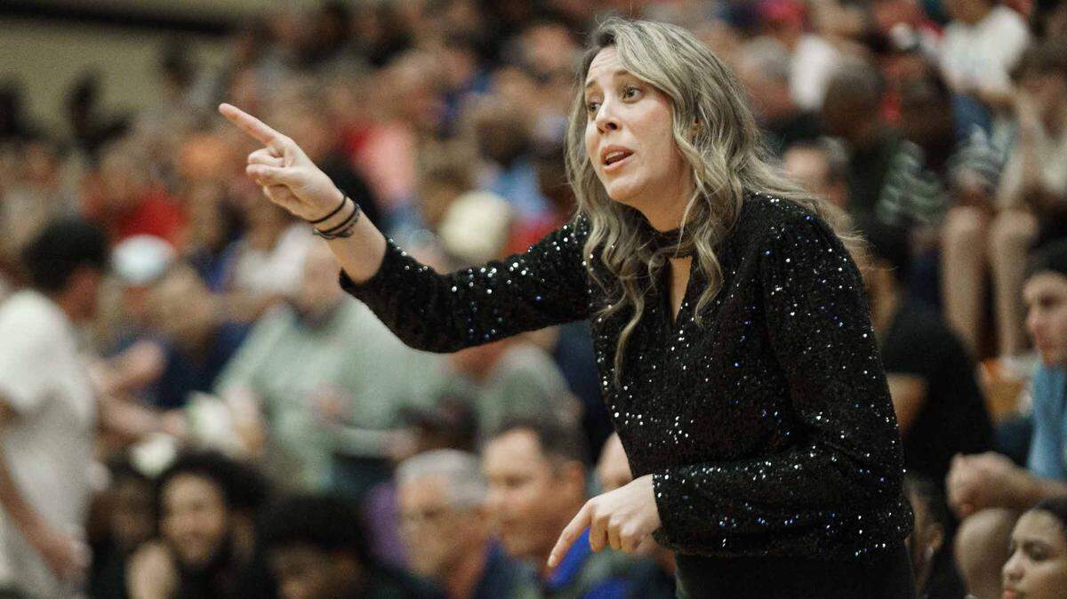Lake Norman’s head girls’ basketball coach McKenzie Graham.