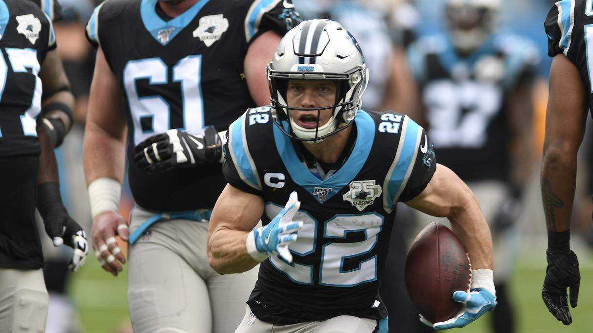 Running back Christian McCaffrey figures to be a rare bright spot for the Carolina Panthers in 2020.
