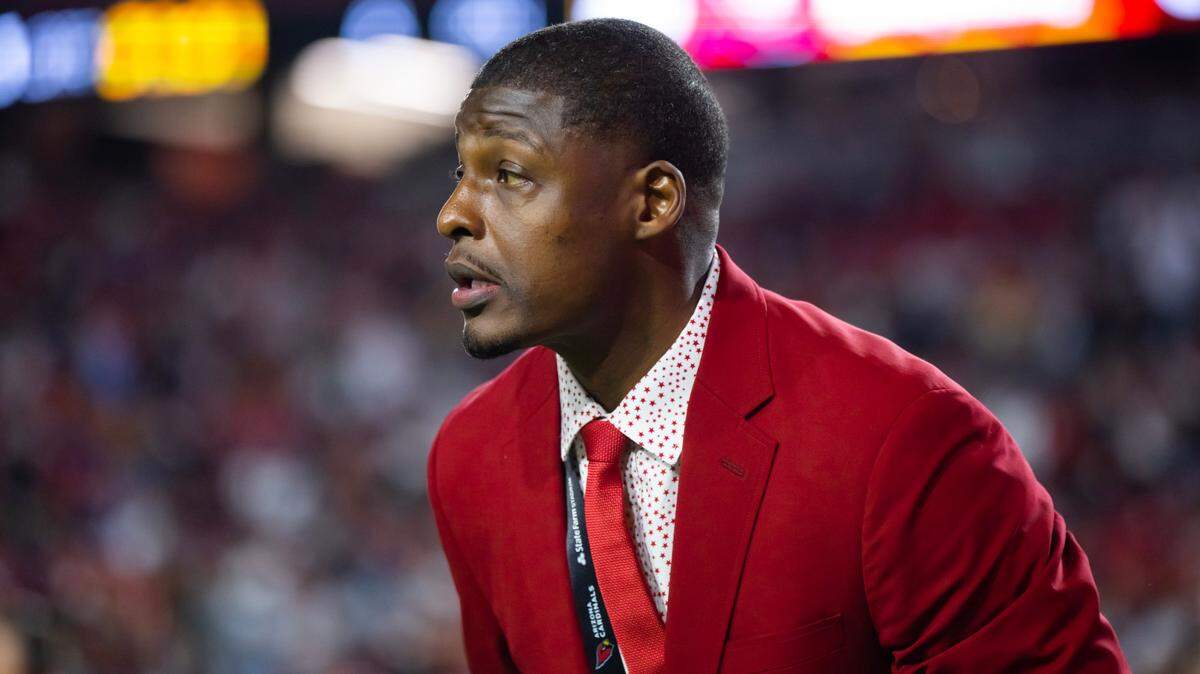 Former Carolina Panthers executive Adrian Wilson. / Mark J. Rebilas-USA TODAY Sports