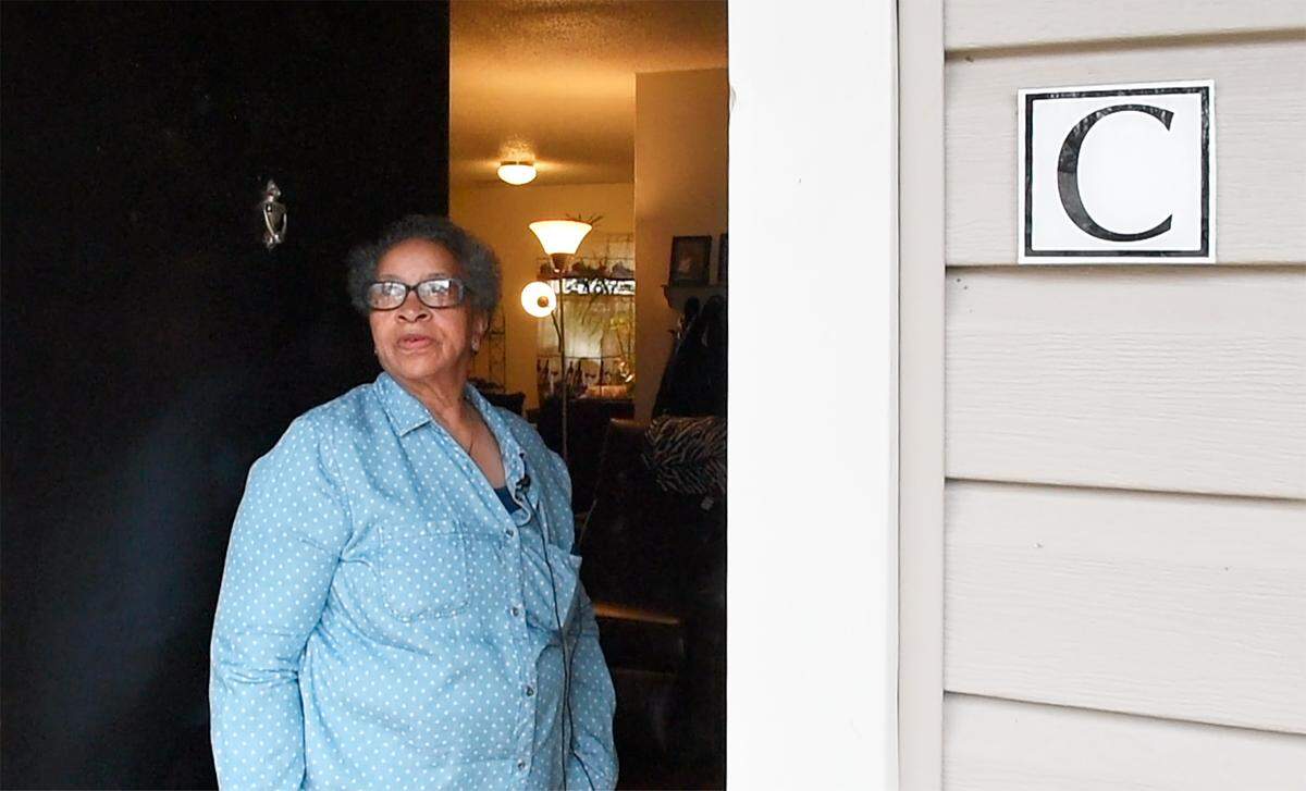 Helen Sturdivant, 71, moved into the Heritage Park Apartments in 2014, the same year the owner received $650,000 from the city of Charlotte to make improvements. Sturdivant says she wants to move out because the landlord has not properly maintained the property.