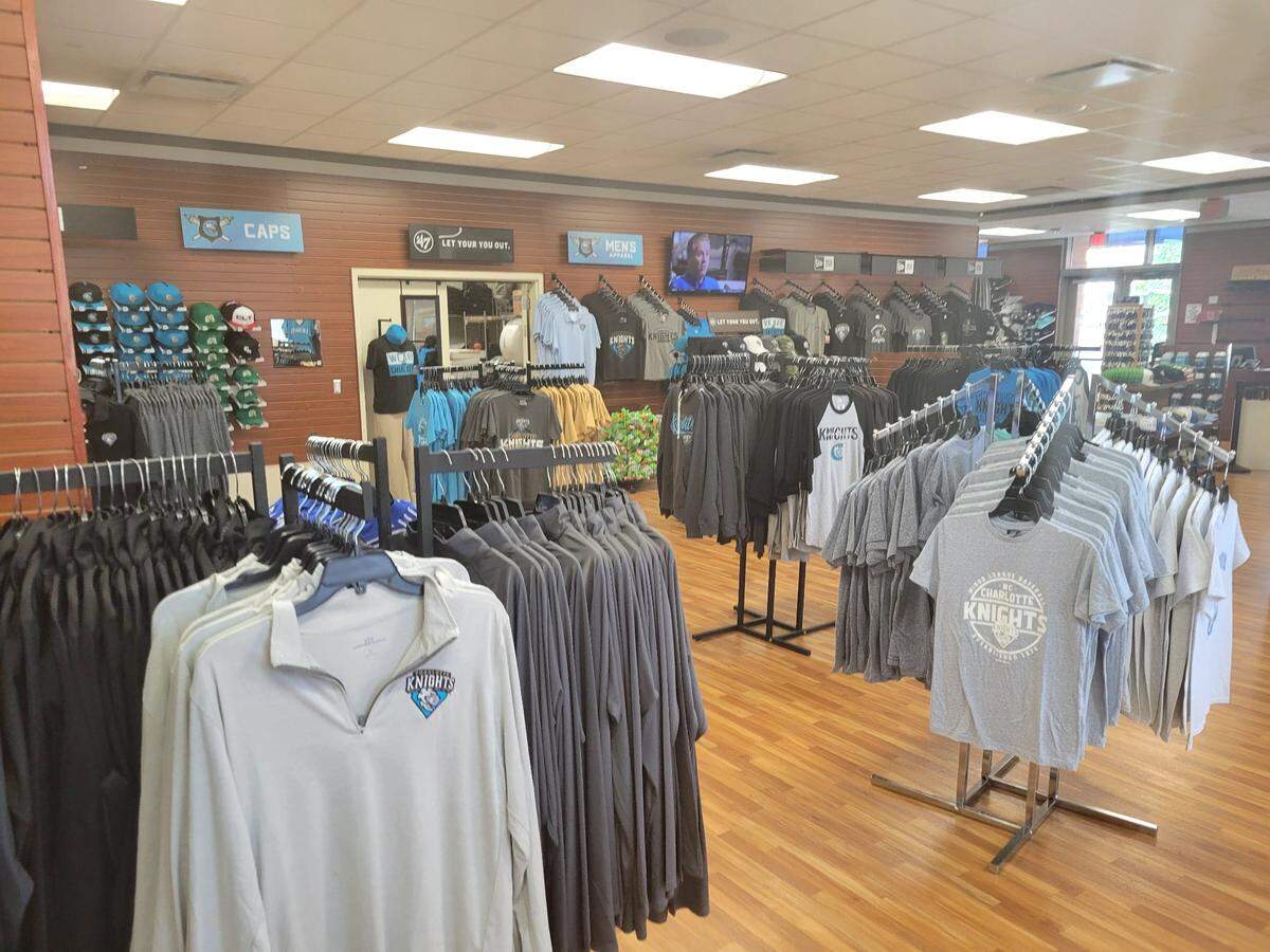 Charlotte Knights recently unveiled a new logo and uniforms, moving to the blue family alongside many of our other sports teams.