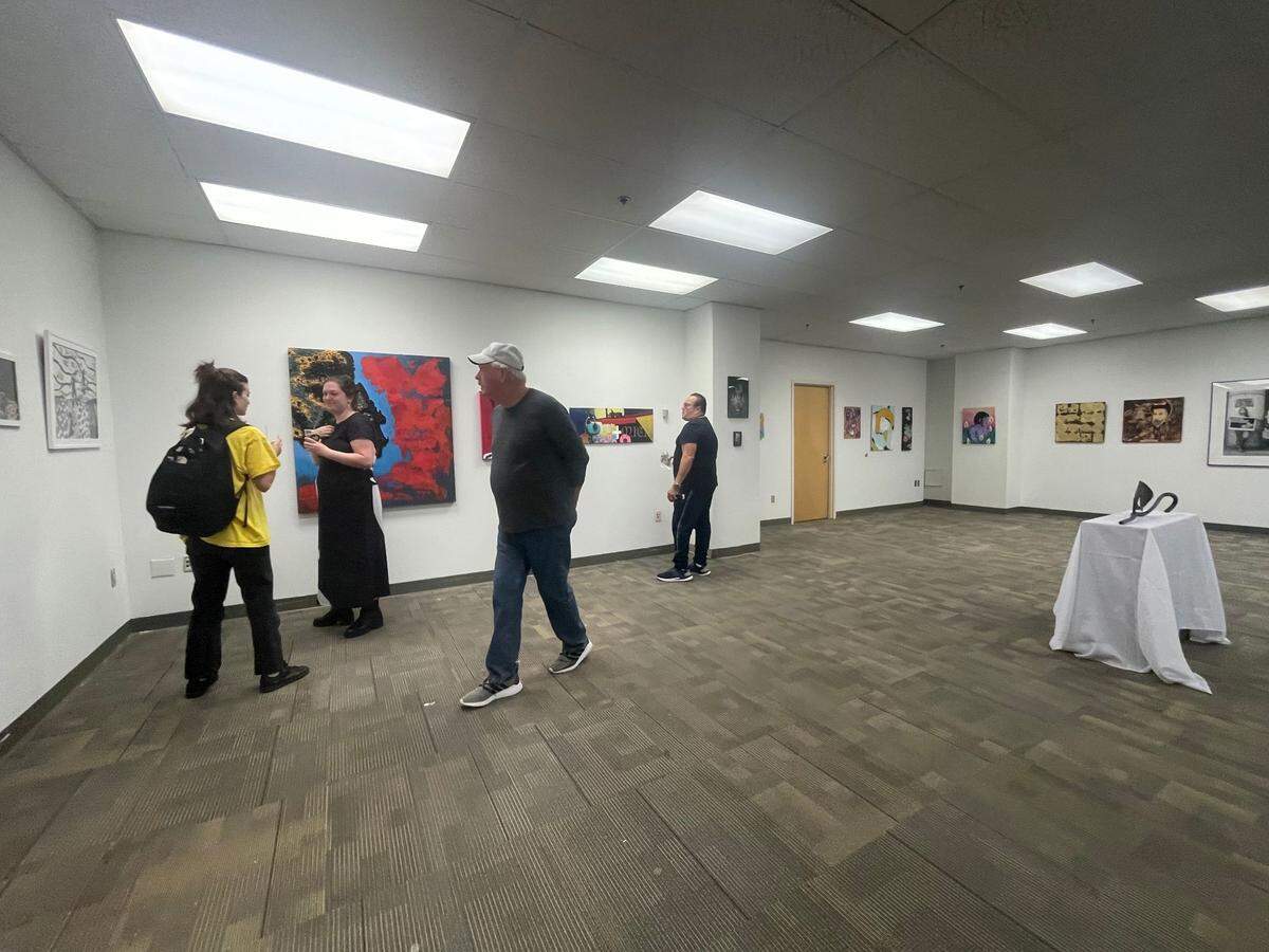 OBRA Collective welcomed community members to its new permanent studio and gallery space at VAPA Center uptown on March 5, 2022.