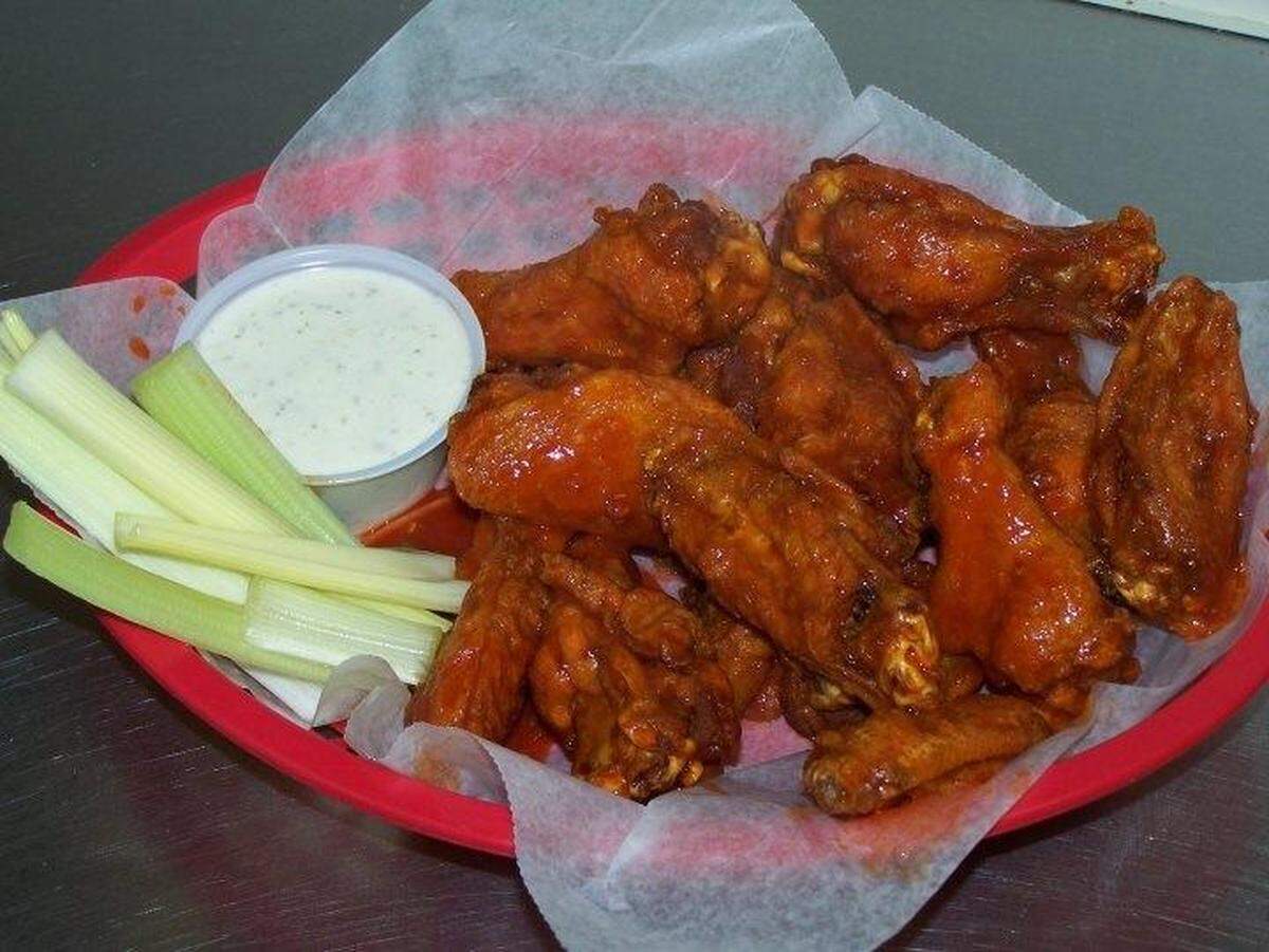 Wings from Wing King Cafe.