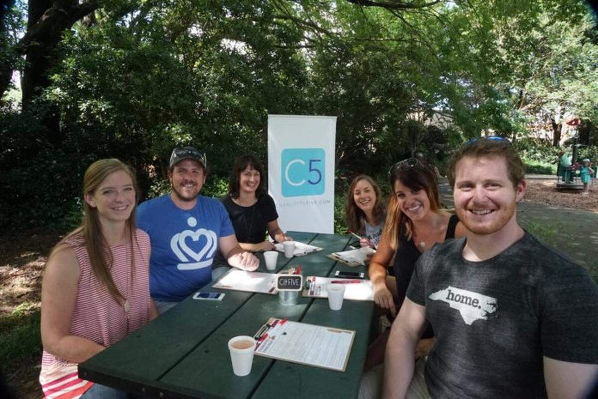 The C5 judging team.