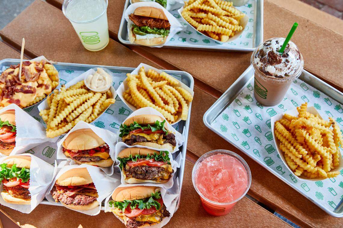 Shake Shack offers burgers, chicken sandwiches, crinkle-cut fries and more.