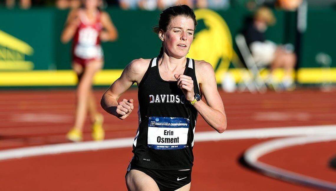 Erin Del Giudice was a second-team All American at Davidson College as a senior on the school’s track team.