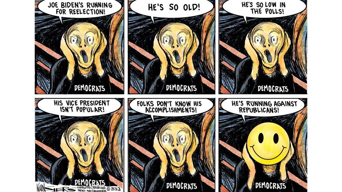 Eyeing Biden’s reelection bid, Democrats worry, fret and hope | Opinion