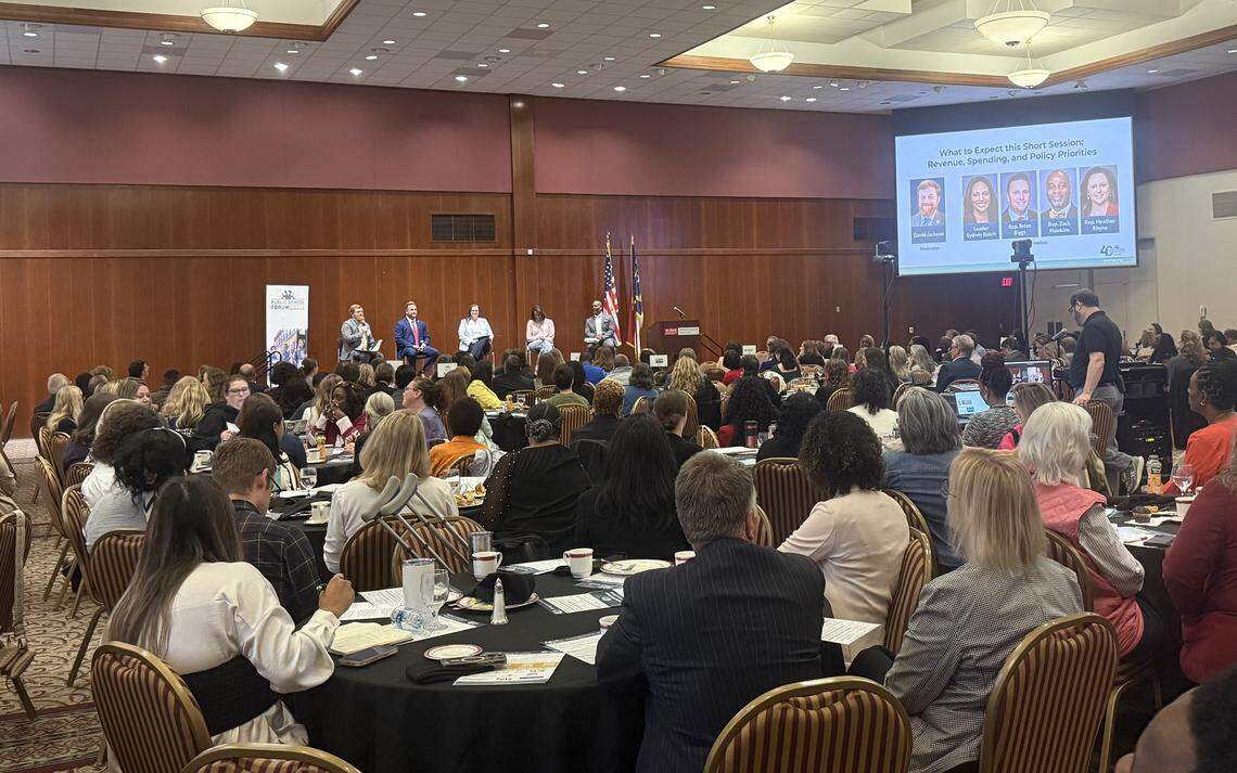 The NC Public School Forum held its big annual breakfast event in Raleigh on Tuesday. The topics of conversation included the recent Leandro ruling.