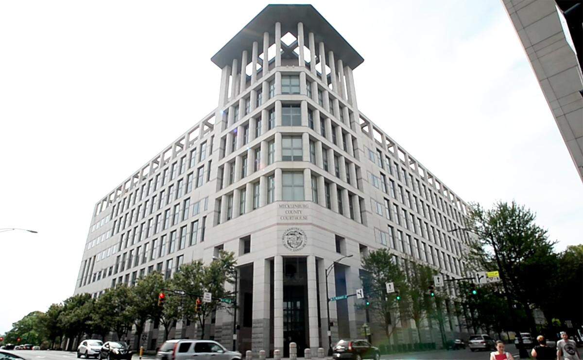 Mecklenburg County’s courthouse.