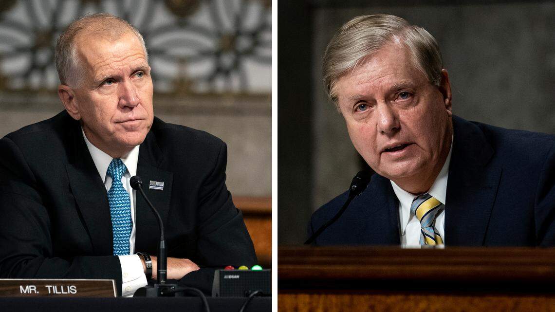 Sens. Tillis, Graham hope Supreme Court battle solidifies support from GOP voters