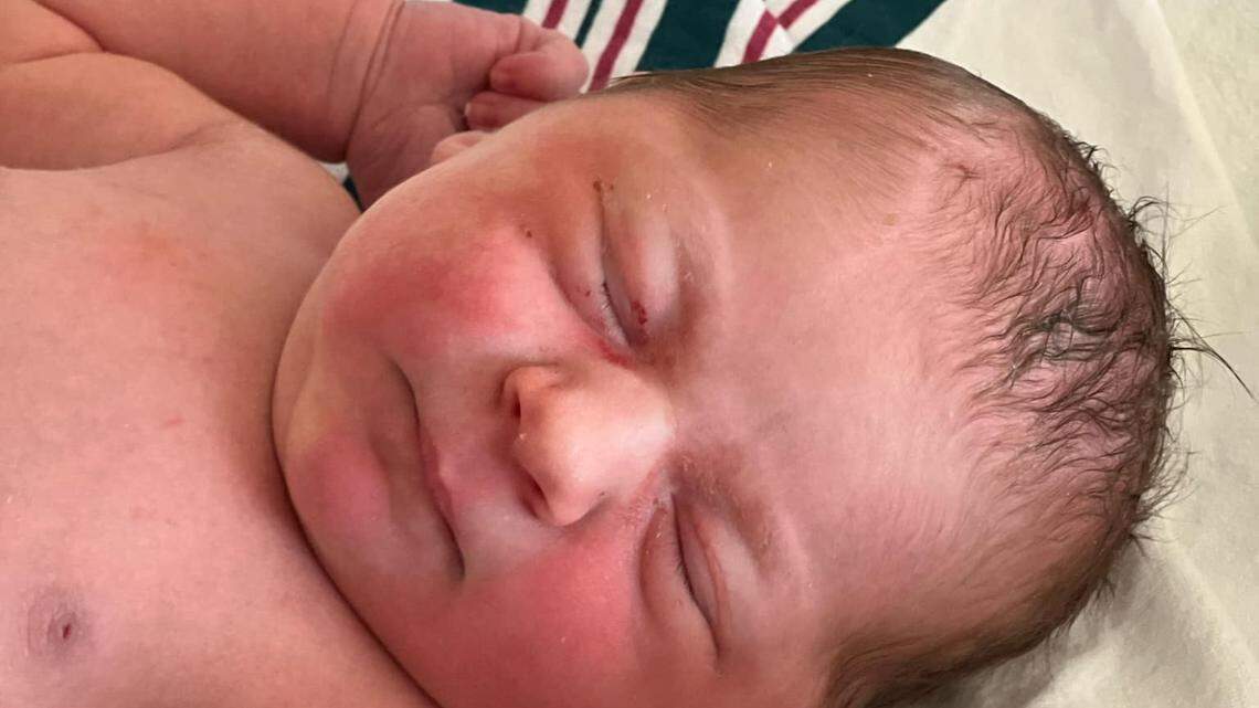 Firefighters and EMS in North Carolina helped a woman in labor give birth to a baby girl in an ambulance on the side of the road.