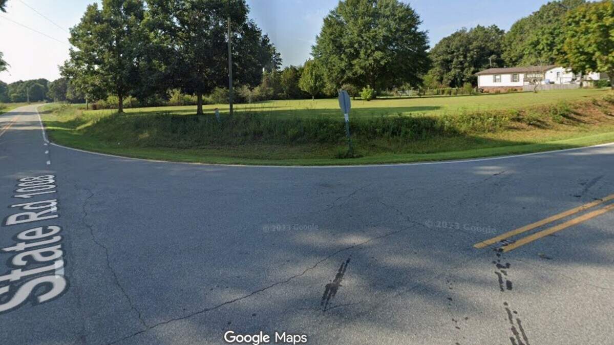 A lawn mower rider died while crossing at this rural North Carolina intersection on Wednesday, April 22, 2026.