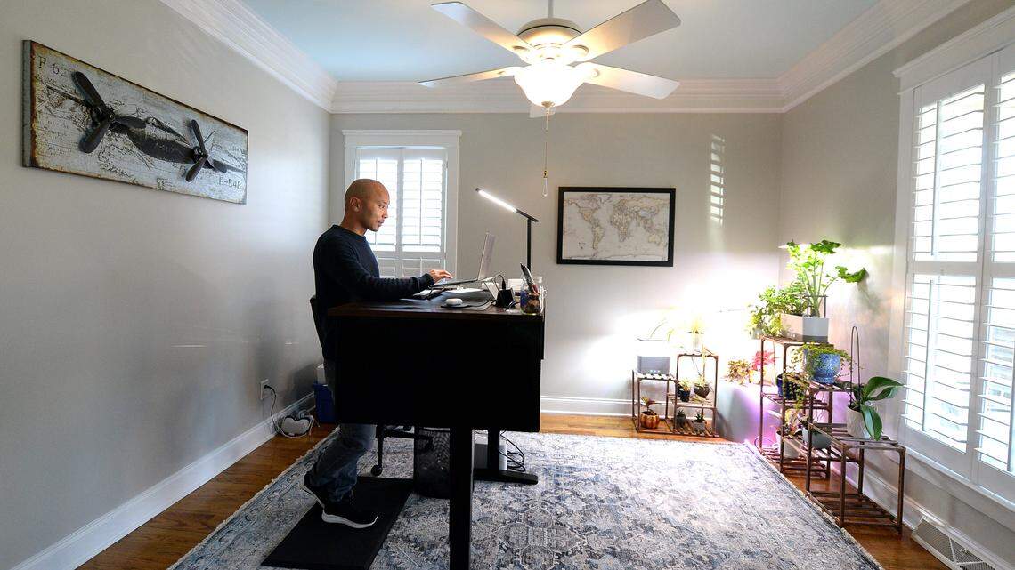 Charlotte Observer staff writer Théoden Janes has been working at home almost exclusively since March 2020.