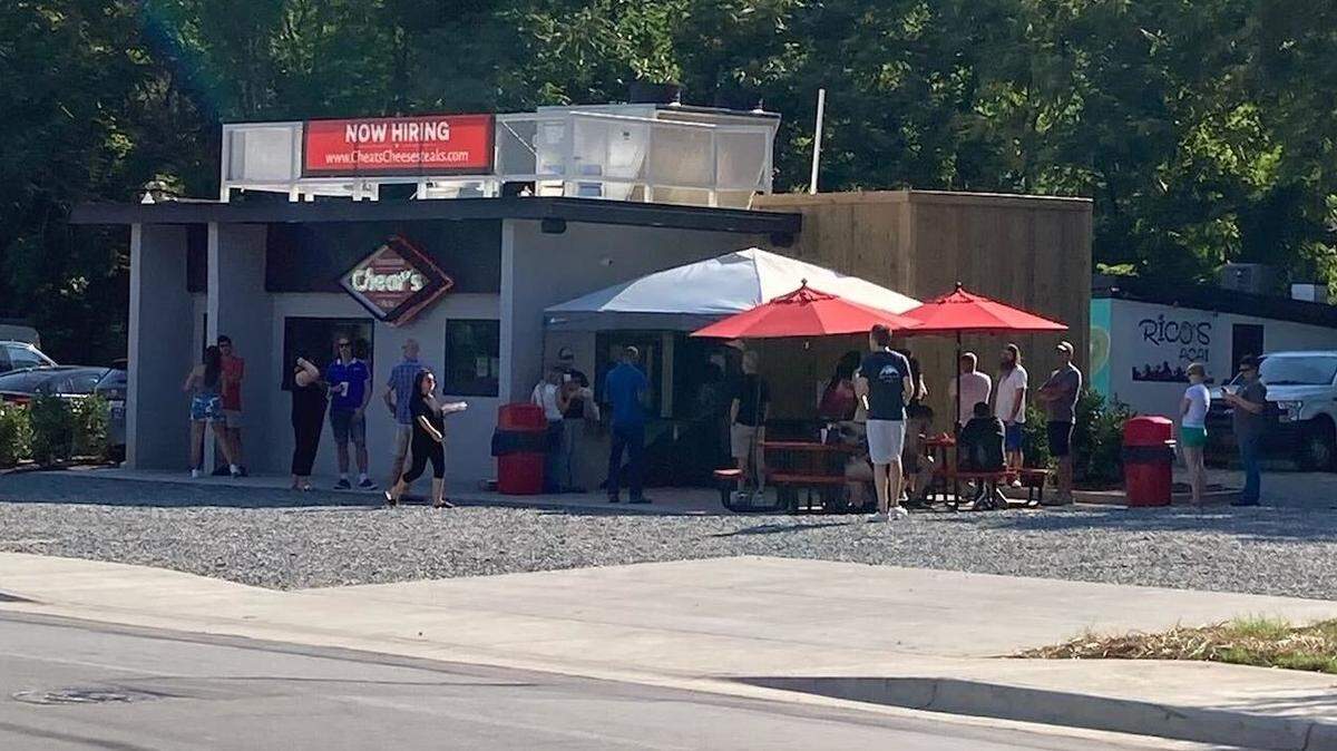 On Friday, there was a line from Cheat’s Cheesesteaks, now open in Charlotte’s Commonwealth neighborhood.