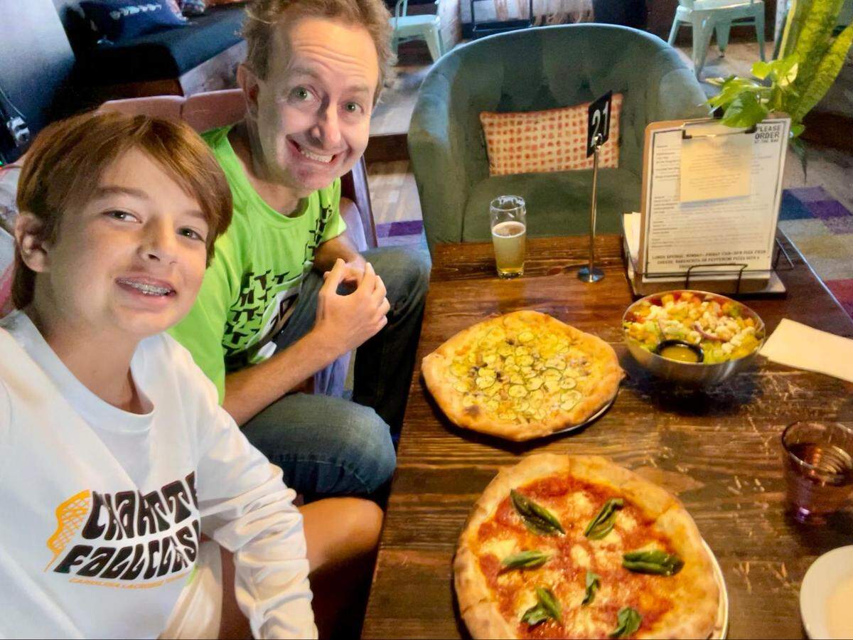 Tristan and Jamie Graziano at Salud Cerveceria.