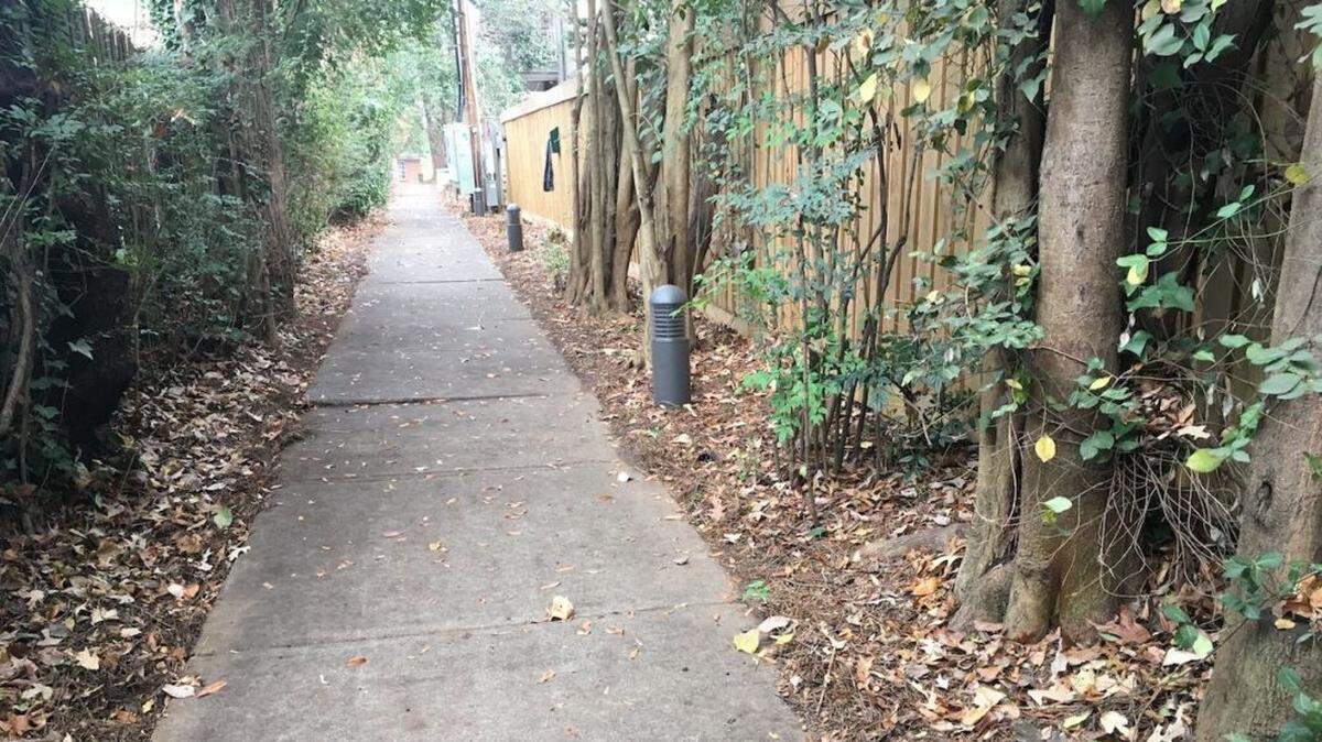 Take time to search for the old Trolley Walk in Elizabeth. Photo by Katie Toussaint.
