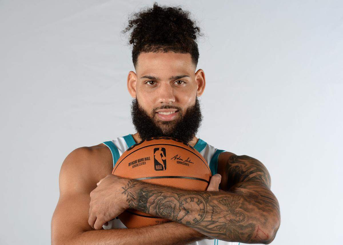 Charlotte Hornets forward Cody Martin during the team’s media day on Monday, October 2, 2023 at Spectrum Center in Charlotte, NC.