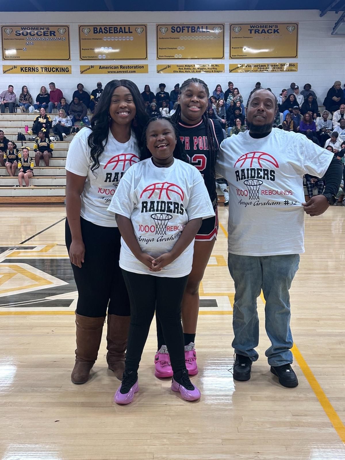 South Point’s Amya Graham got her 1,000th rebound Friday