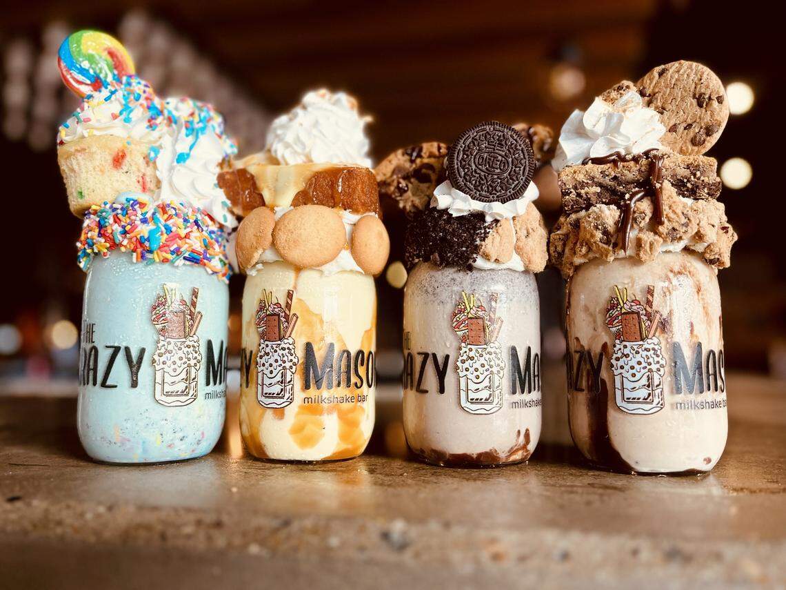 The Crazy Mason Milkshake Bar has multiple locations across the U.S.