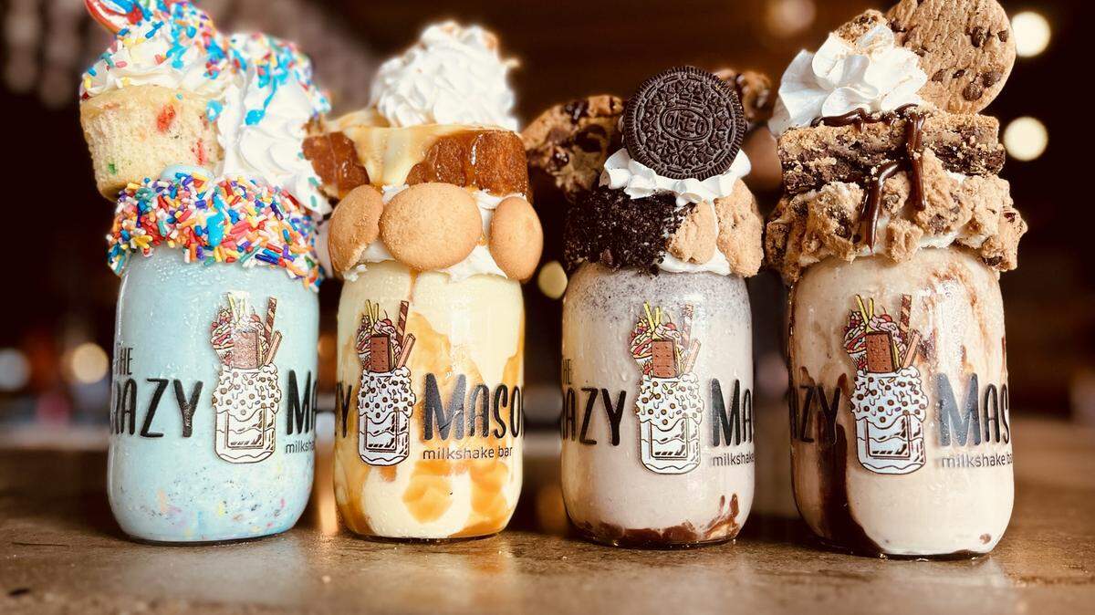 The Crazy Mason Milkshake Bar has multiple locations across the U.S.