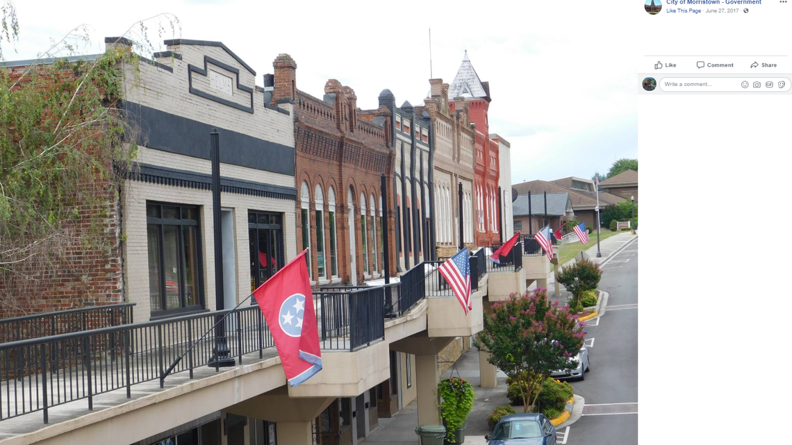 What is causing the ground shaking “booms” heard beneath Morristown, Tennessee, this month? Facebook screenshot: City of Morristown-Government